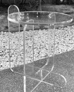 Minimalist Clear Acrylic Side Table