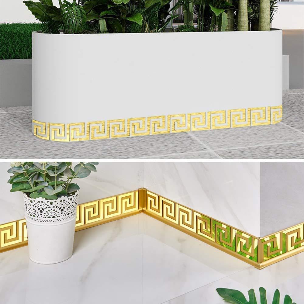 30PCS Gold Acrylic Mirror Wall Stickers, 3D Décor